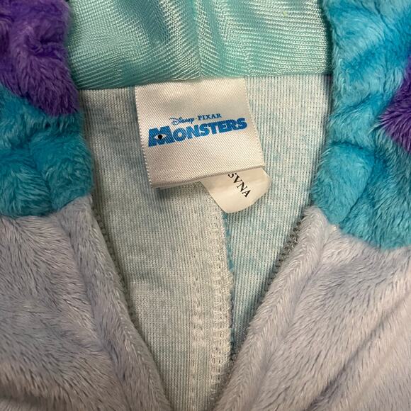 Disney Pixar Monsters Inc Plush SULLY Halloween Costume Blue/Purple 12-18 months - Picture 5 of 10